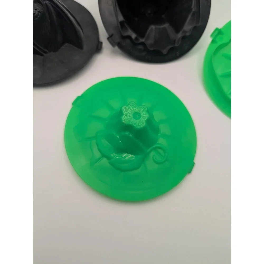 1990s McDonalds Halloween Meal‎ Bucket Replacement Cookie Cutter Lid Pumpkin Bat